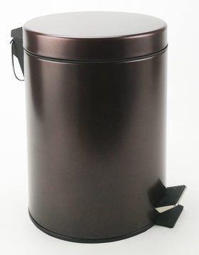 Soft-close lid design reduces noise during disposal