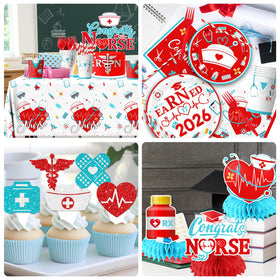ZAIBOQU nurse graduation banner adds easy decoration and photo-worthy moments.