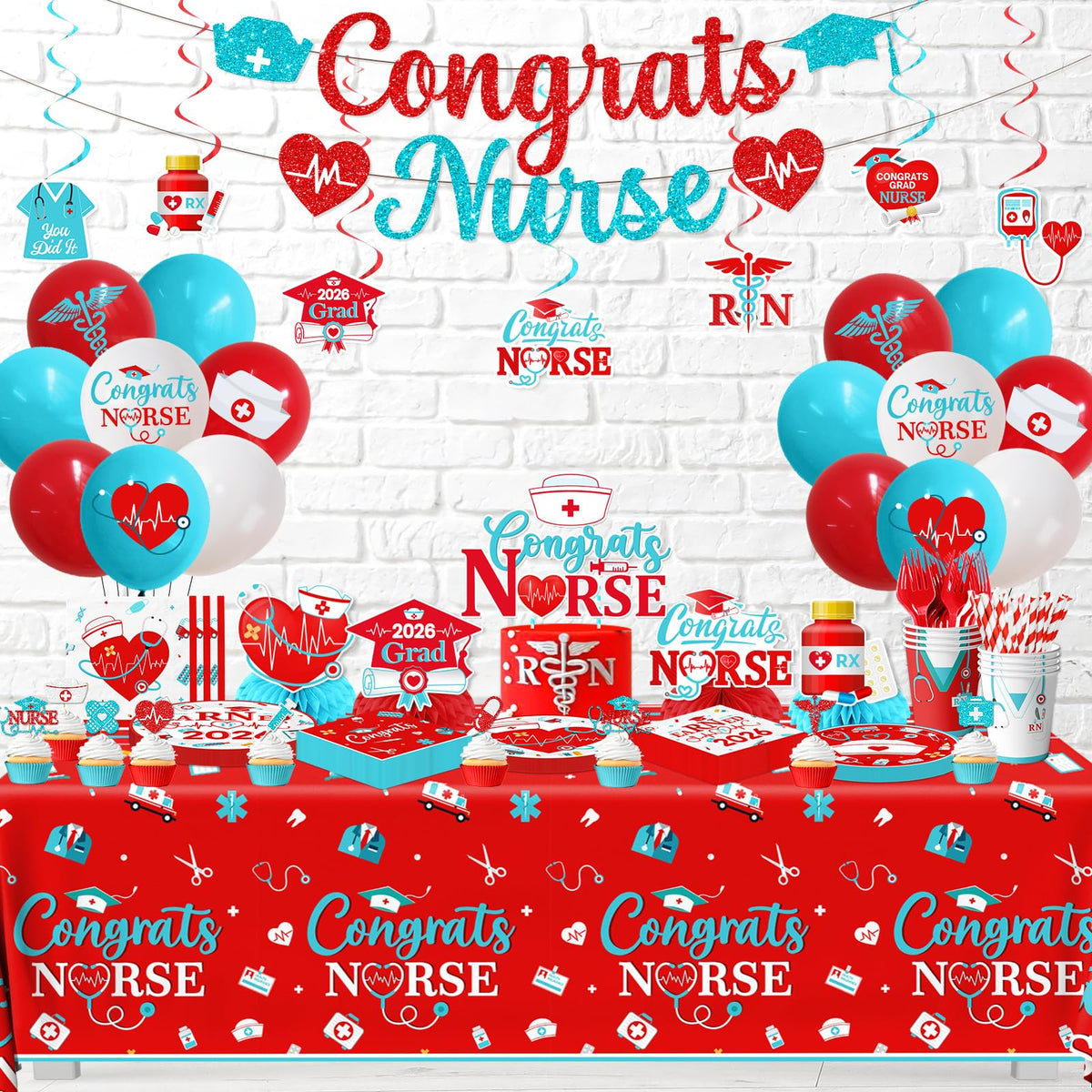 ZAIBOQU nurse graduation cups provide convenient 9oz servings for guests.