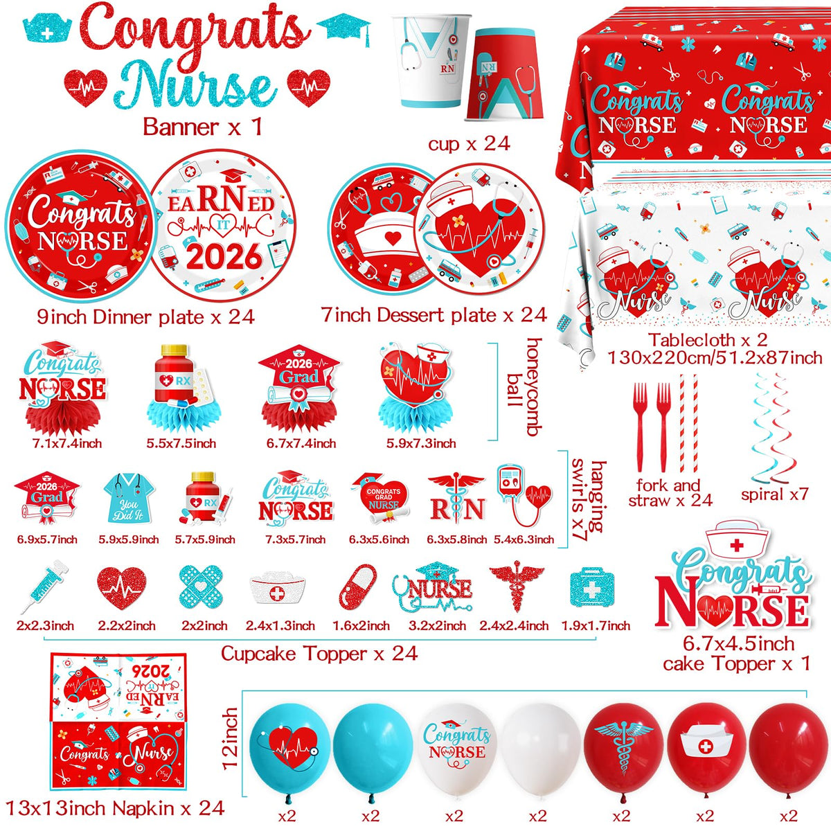 ZAIBOQU nurse graduation tablecloth protects surfaces and streamlines cleanup.