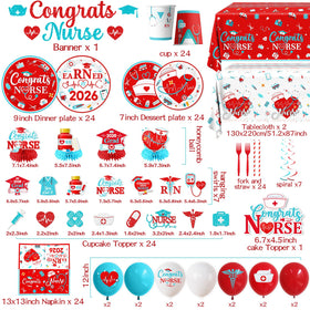 ZAIBOQU nurse graduation tablecloth protects surfaces and streamlines cleanup.