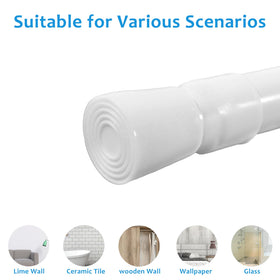 ZAIKEHHA 0.86 inch diameter rod for sturdy, tool-free setup.
