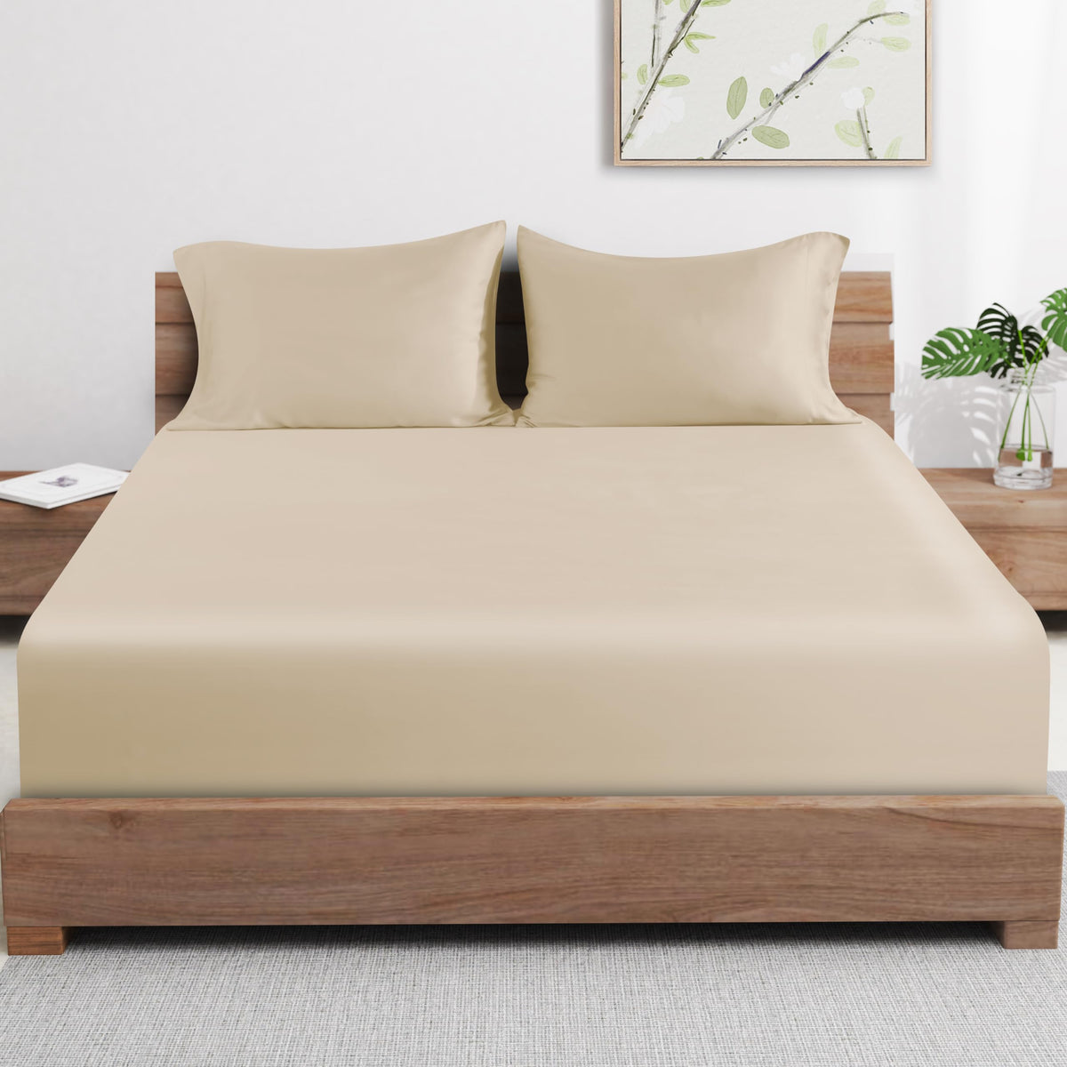 Zaizaihome 400 thread count feel without synthetic blends