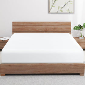 Zaizaihome bamboo viscose fitted sheet king—silky softness with cooling comfort