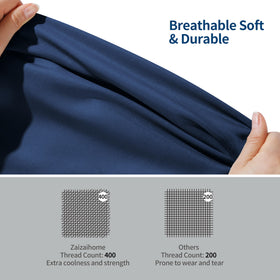 Zaizaihome bed setup queen size shows secure fit on deep mattress.