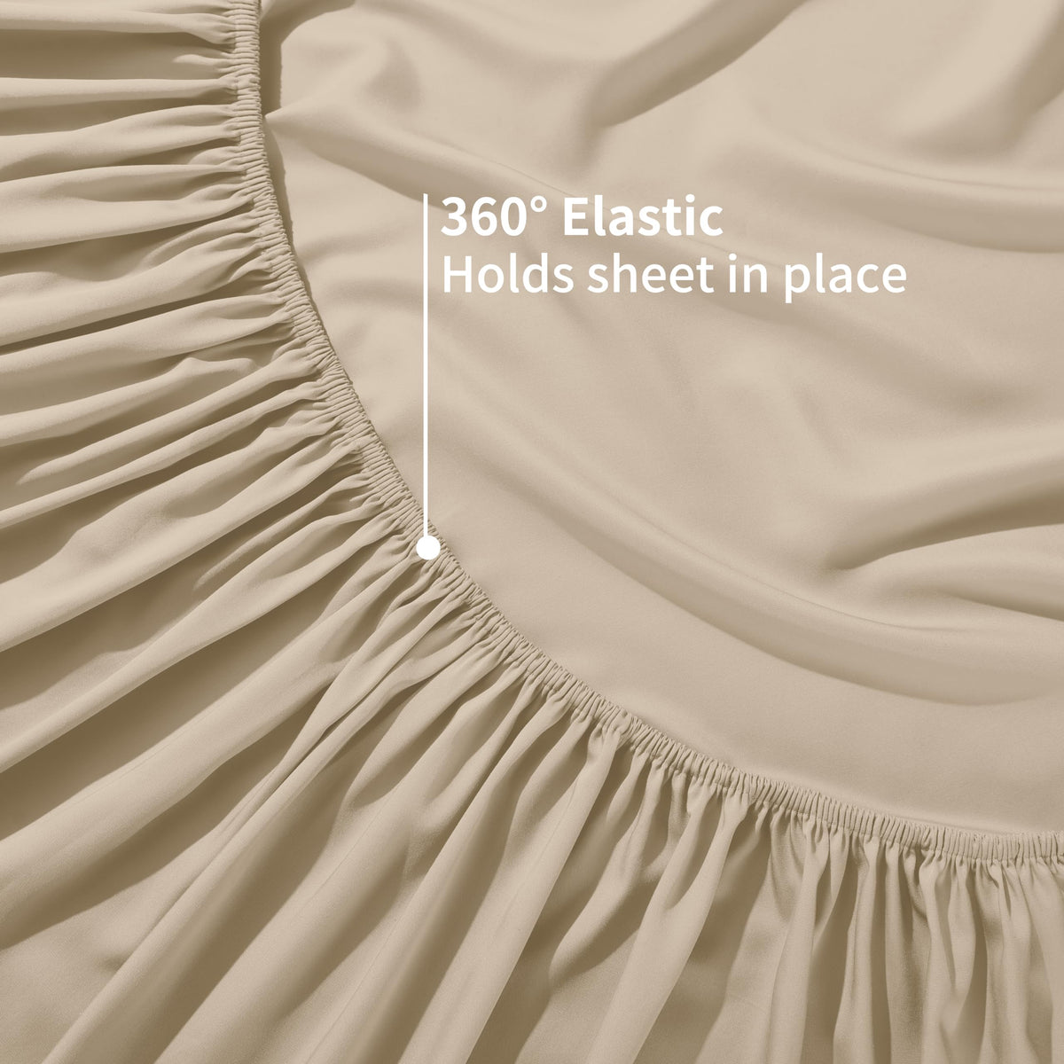 Zaizaihome machine washable fitted sheet closeup for easy maintenance