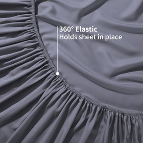 Machine-washable sheet with easy care and no pilling