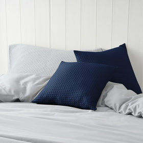 Zaizaihome two navy pillow covers pair for coordinated styling