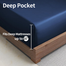 Zaizaihome silky-soft bamboo sheet conveys luxury feel and temperature regulation.