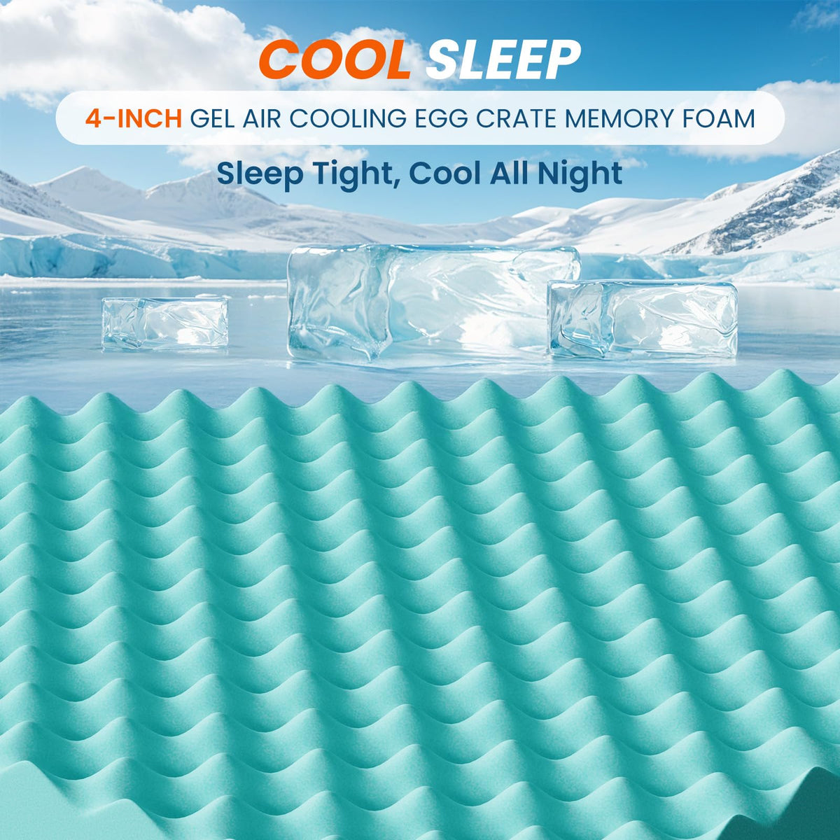 Zalmureta 3D air mesh improves breathability for cooler nights.