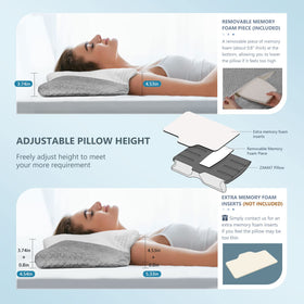 ZAMAT cooling pillowcase with bamboo blend helps sleepers stay cool.