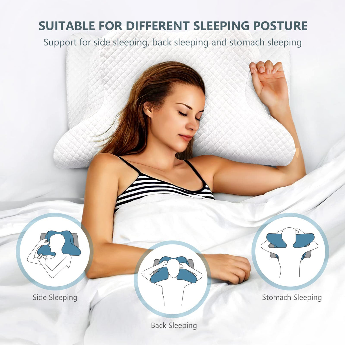 ZAMAT cooling pillowcase is machine-washable for easy care.