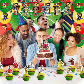 Zaprosze Ronaldo cupcake sticks enhance dessert decorating.