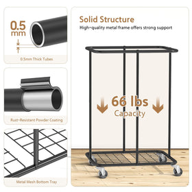 ZATOCL metal frame demonstrates durable support for heavy loads.