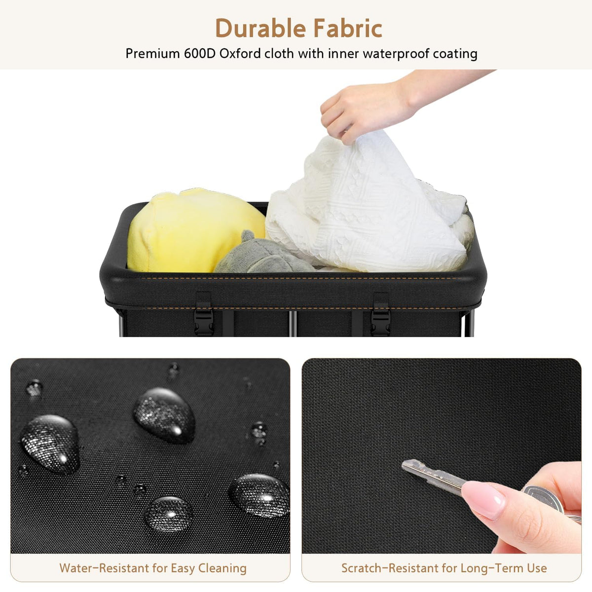 ZATOCL waterproof bag coating allows wipe-clean maintenance.