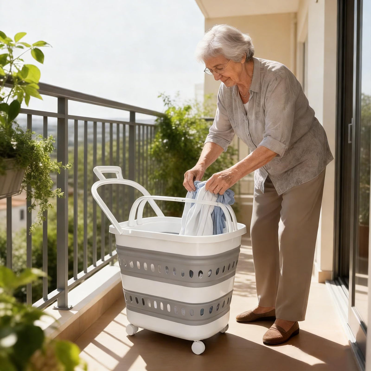 ZAUNFOOY breathable basket design promotes airflow and freshness
