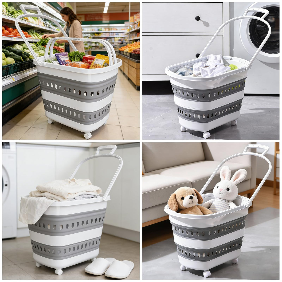 ZAUNFOOY multi-use basket great for toys, towels, and travel