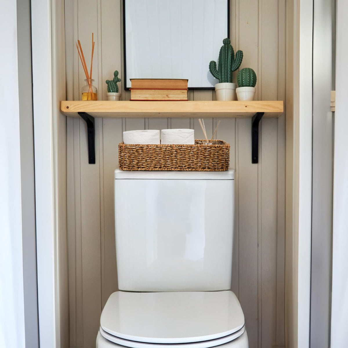 ZAVOOS moisture resistant design stays odor free in humid bathrooms.