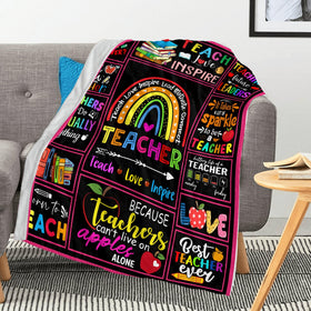 Zawqiye teacher blanket makes a thoughtful birthday or retirement gift.