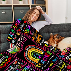Zawqiye teacher blanket soft-flannel texture delivers plush warmth for daily use.