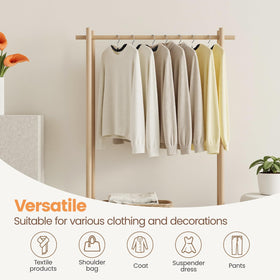 Versatile ZBODIMP hanger for coats, shirts, dresses, pants, scarves, and bags.
