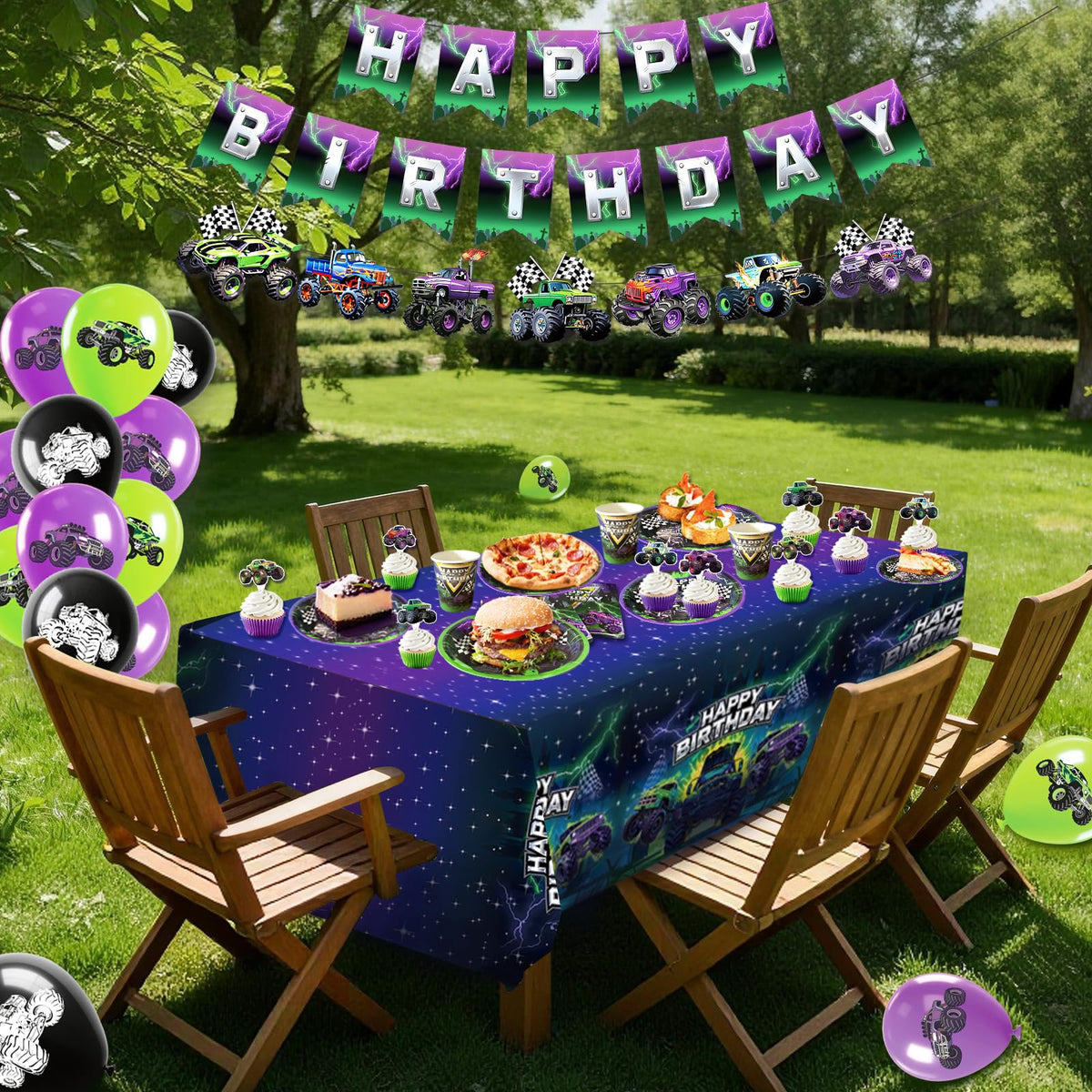ZBYQDHO napkins-9inch absorb spills while matching the theme.