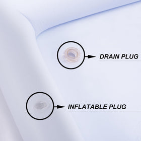 Zcaukya drainage plug enables fast cleanup after service.