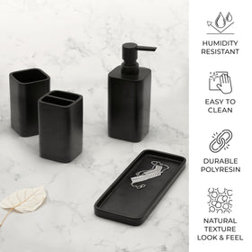 ZCCZ 4-piece set shown together for cohesive countertop decor.