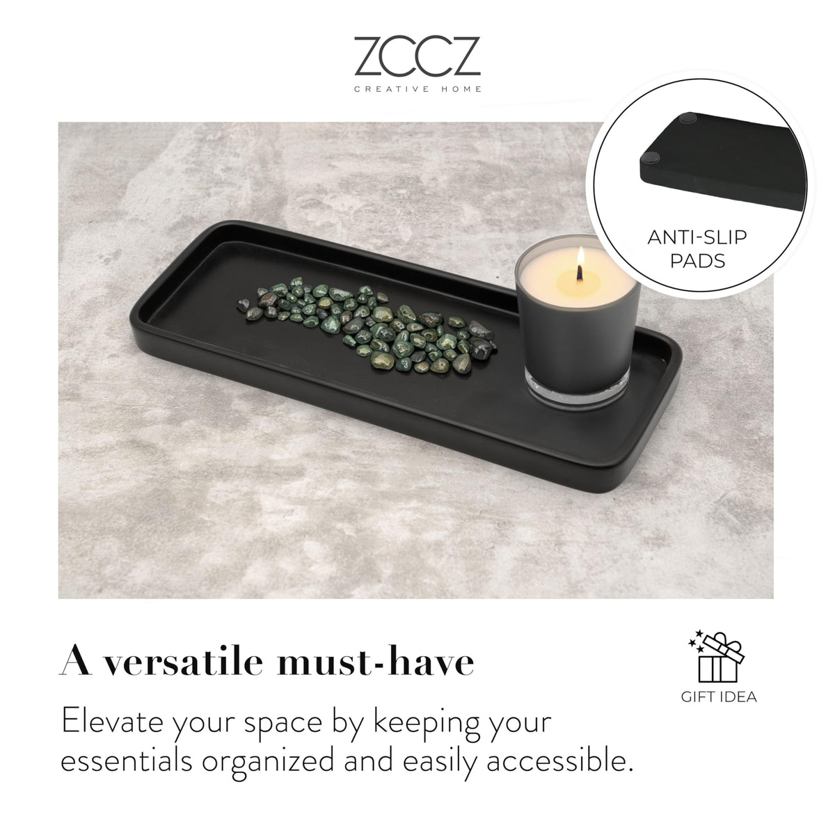 ZCCZ polyresin close-up demonstrates sturdy weight and durable finish.