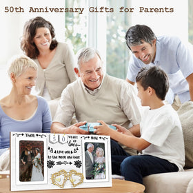 ZCPTZ double-photo frame offers versatile display with easel back or wall mounting.