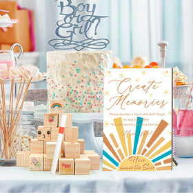 ZCPTZ Natural wood blocks ready for DIY art and stacking