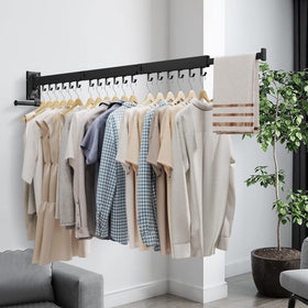 ZdwCyl balcony setup ready for clothes drying.