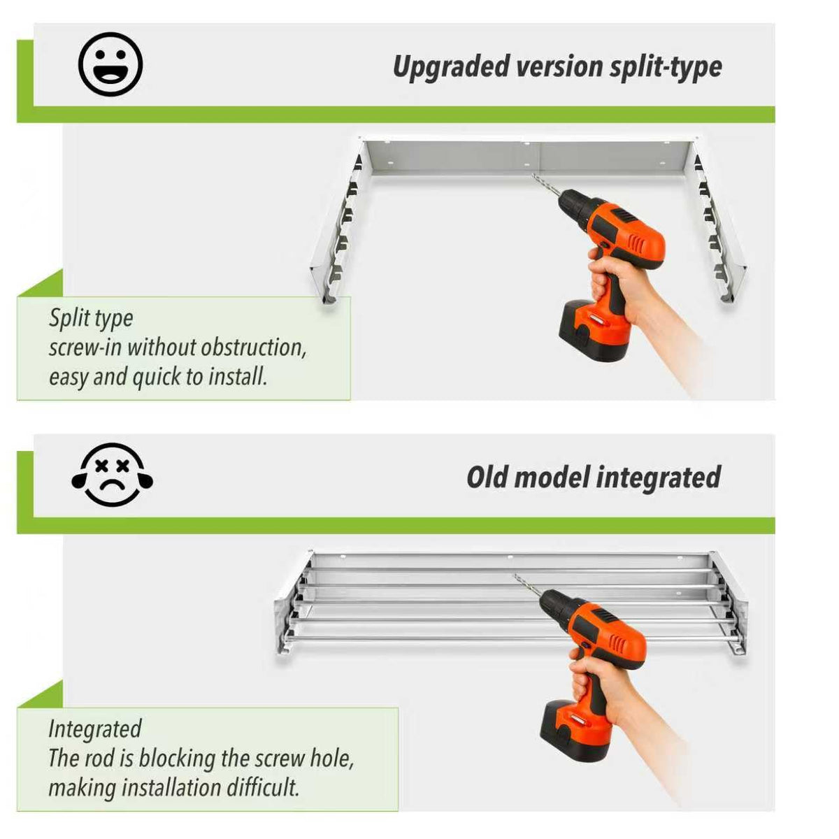 ZdwCyl indoor-outdoor drying solution suitable for balconies and baths