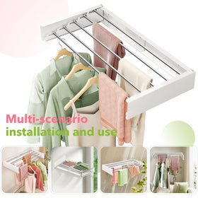 ZdwCyl white finish drying rack complements modern interiors