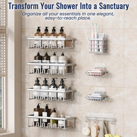 Zeawec 8-pack toothbrush holder keeps counters tidy and accessible.