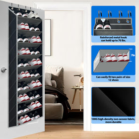 Zebricolo space saving hanging solution fits behind doors in small spaces