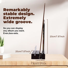 ZEDKEHO acrylic-signage-vinyl-display highlights current record or CD