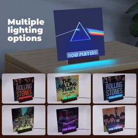 ZEDKEHO acrylic signage display enhances nostalgia, letting guests admire a favored LP alongside its sleeve.