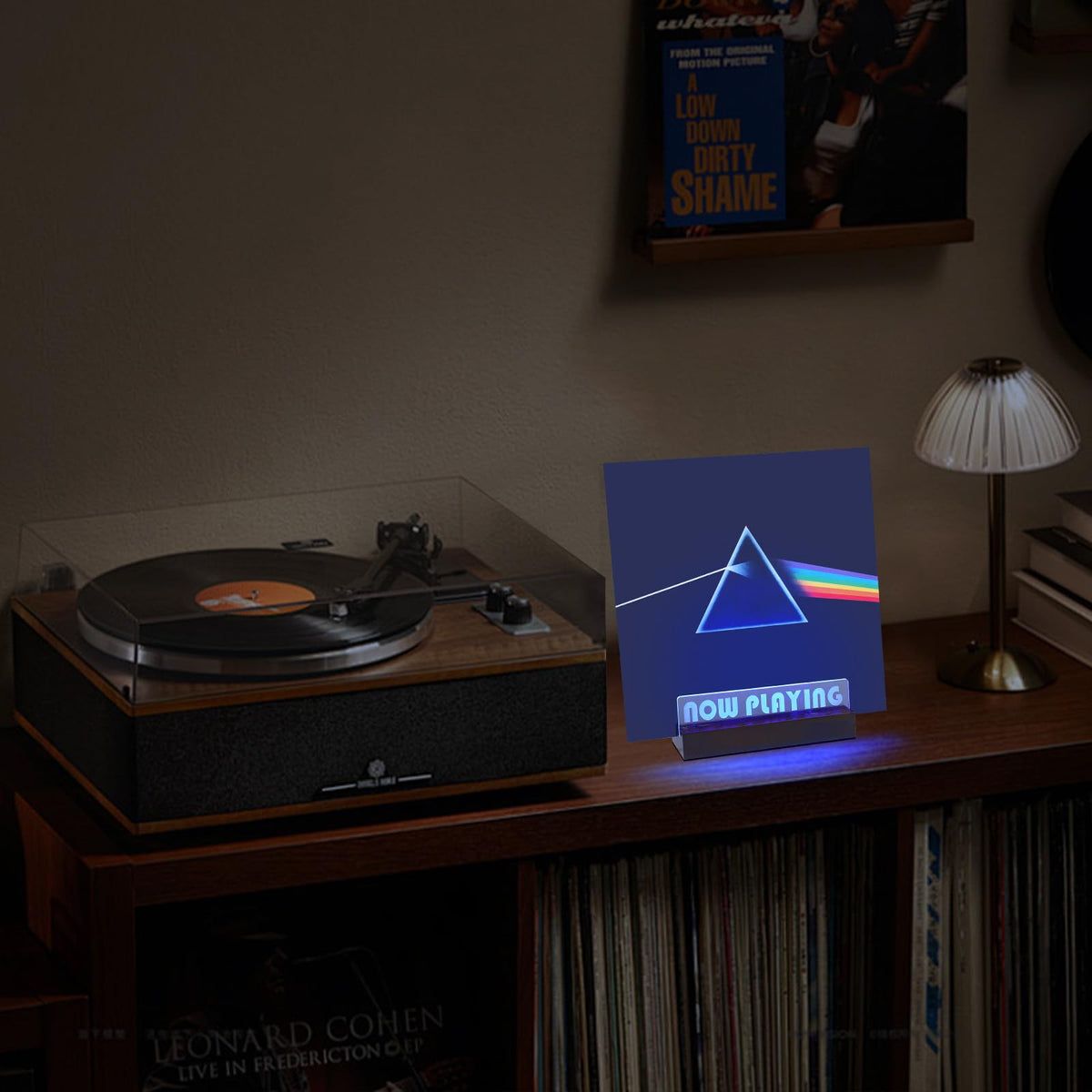 ZEDKEHO vinyl stand features quick, tool-free assembly for a carefree setup.