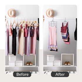 ZEDODIER tank top hanger shows eight items visible for easy selection.