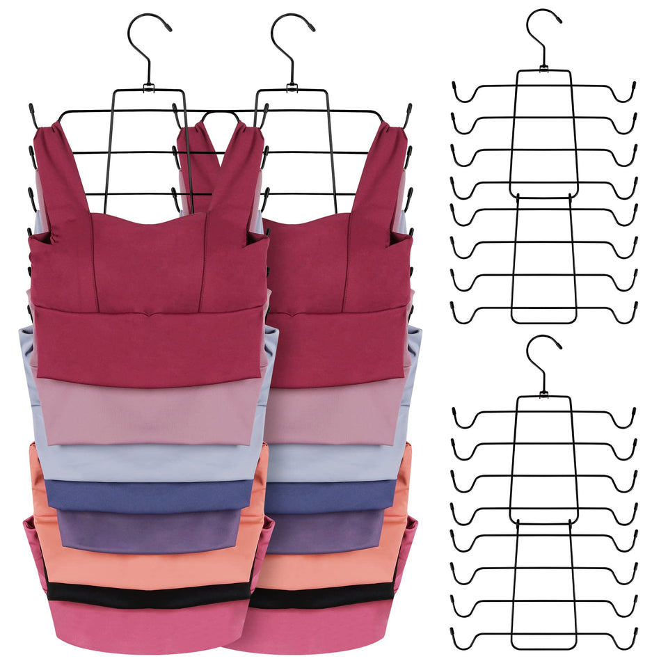 ZEDODIER tank top hanger folded for compact space-saving storage.