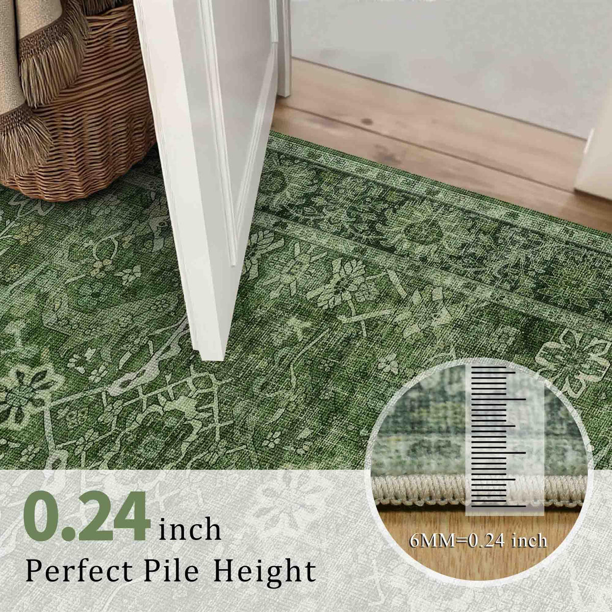 Zeeinx multi-purpose rug suitable for living rooms, bedrooms, dining areas, and more.