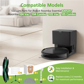 Zeekech Roomba 104/105 filters for improved particle capture