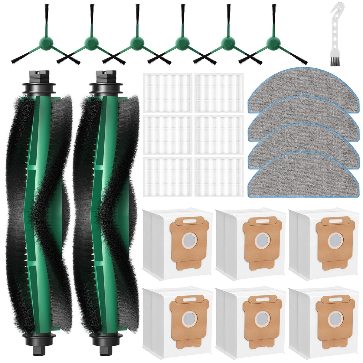 Zeekech Roomba 104/105 main brushes for deep cleaning
