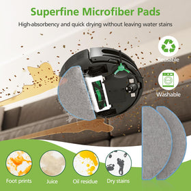 Zeekech Roomba 104/105 mop pads for a polished finish