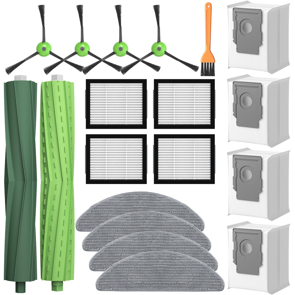 Zeekech Roomba Combo dual rubber brushes for thorough debris lifting