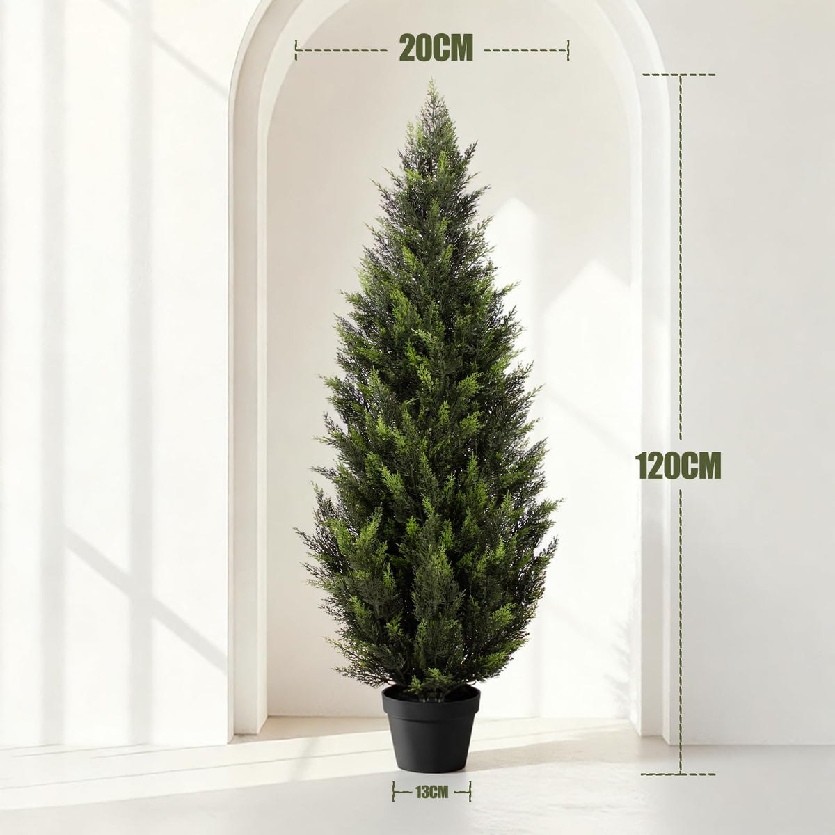 ZEEOZE decorative topiary setup fits pots or ground for versatile styling