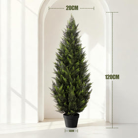 ZEEOZE decorative topiary setup fits pots or ground for versatile styling