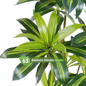 ZEEOZE Dracaena Tree in living room setup for stylish ambience