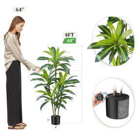 ZEEOZE Dracaena Tree in office decor for low-maintenance greenery